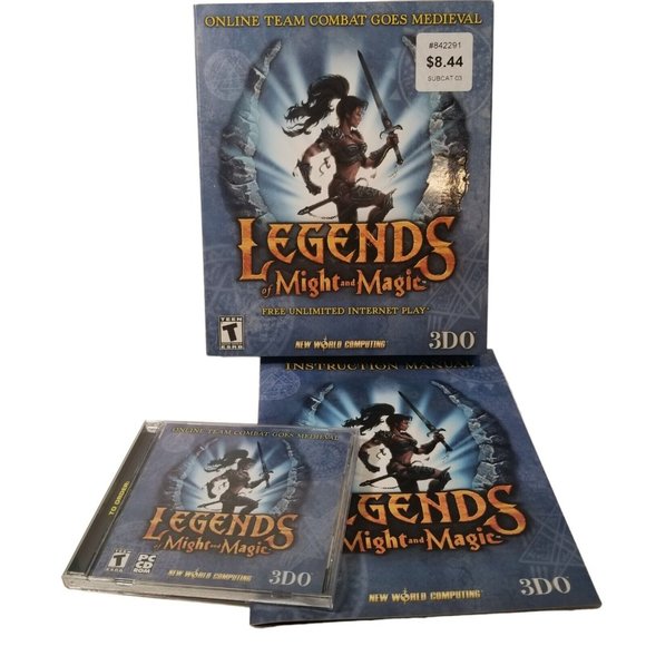 Legends of Might & Magic PC Game 3DO Video Game Big Box 2001 Medieval CD Rom - Picture 9 of 11